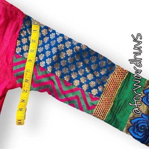 Elegant Celebration Kurta With Pants and Dupatta Size Medium - Picture 8 of 12